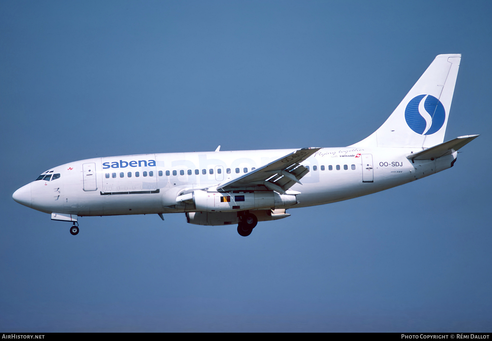 Aircraft Photo of OO-SDJ | Boeing 737-229C/Adv | Sabena | AirHistory.net #842392
