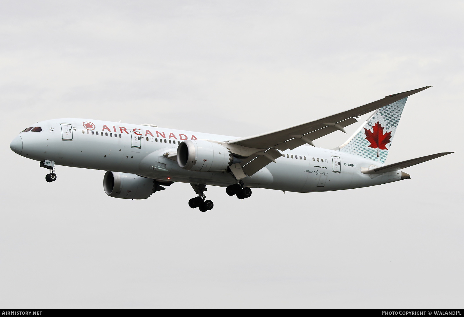 Aircraft Photo of C-GHPT | Boeing 787-8 Dreamliner | Air Canada | AirHistory.net #842432