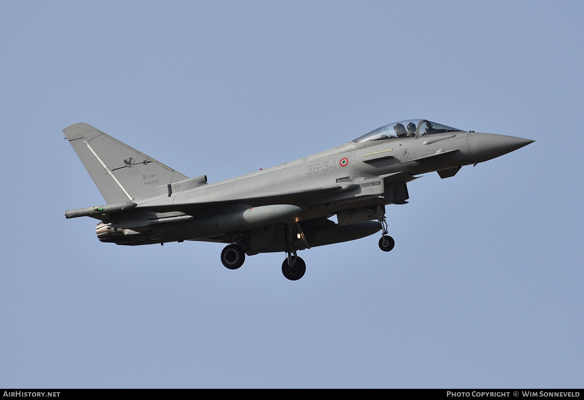 Aircraft Photo of MM7312 | Eurofighter F-2000A Typhoon | Italy - Air Force | AirHistory.net #842500