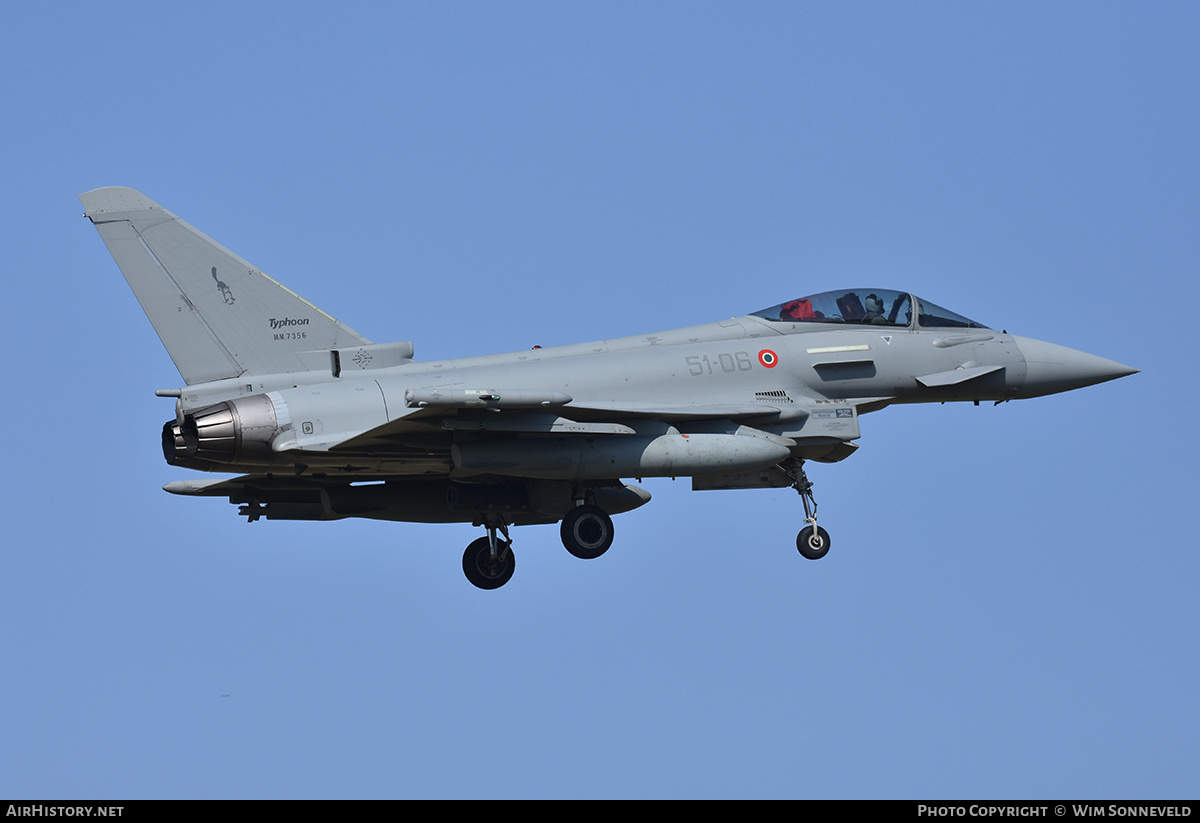 Aircraft Photo of MM7356 | Eurofighter F-2000A Typhoon | Italy - Air Force | AirHistory.net #842521