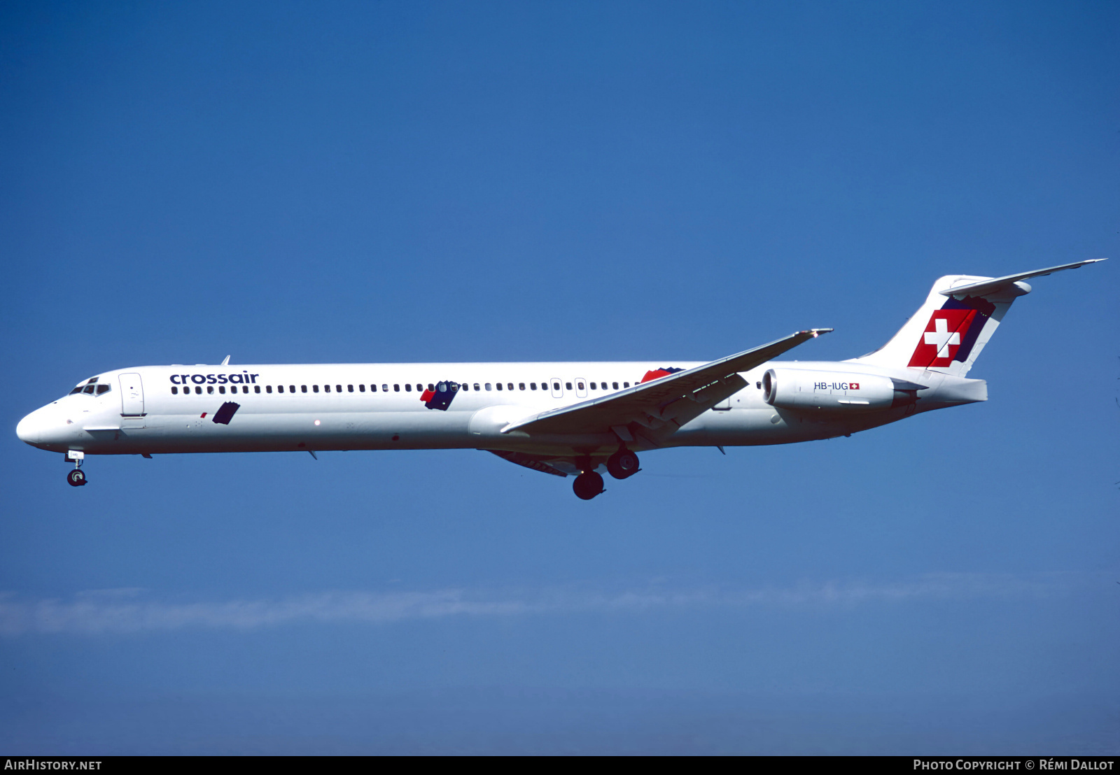 Aircraft Photo of HB-IUG | McDonnell Douglas MD-81 (DC-9-81) | Crossair | AirHistory.net #842525
