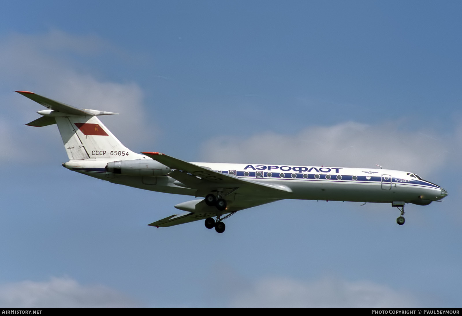 Aircraft Photo of CCCP-65854 | Tupolev Tu-134A-3 | Aeroflot | AirHistory.net #842548