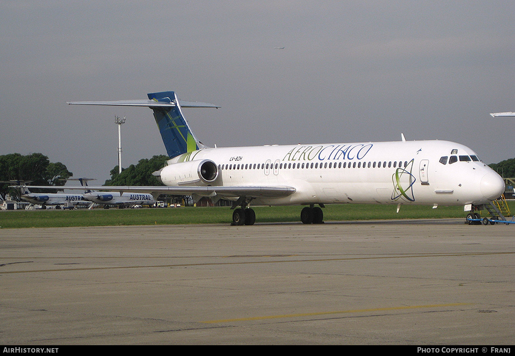 Aircraft Photo of LV-BZH | McDonnell Douglas MD-87 (DC-9-87) | AeroChaco | AirHistory.net #842570