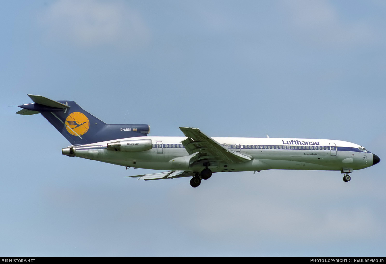 Aircraft Photo of D-ABNI | Boeing 727-230/Adv | Lufthansa | AirHistory.net #842585