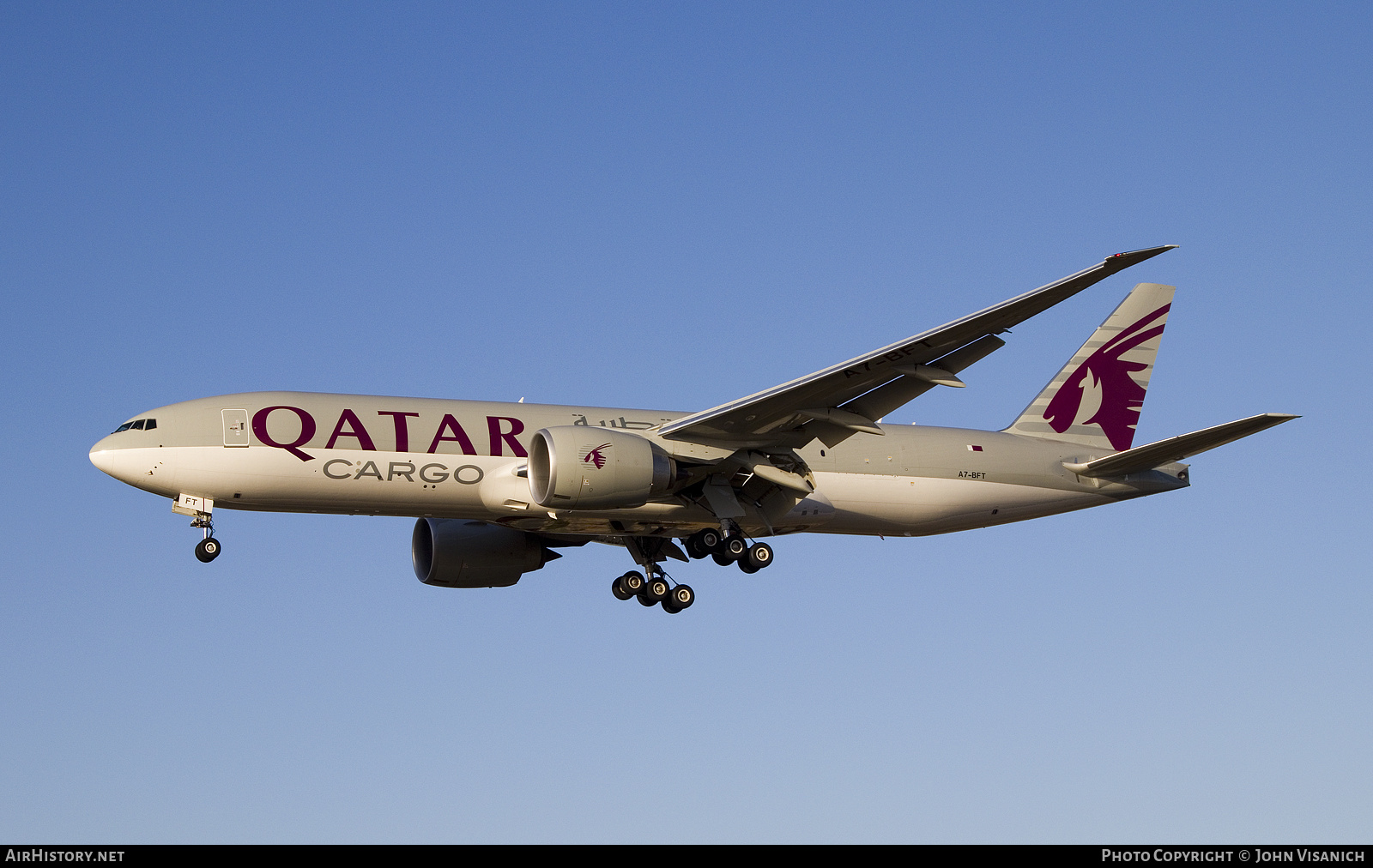 Aircraft Photo of A7-BFT | Boeing 777-F | Qatar Airways Cargo | AirHistory.net #842602