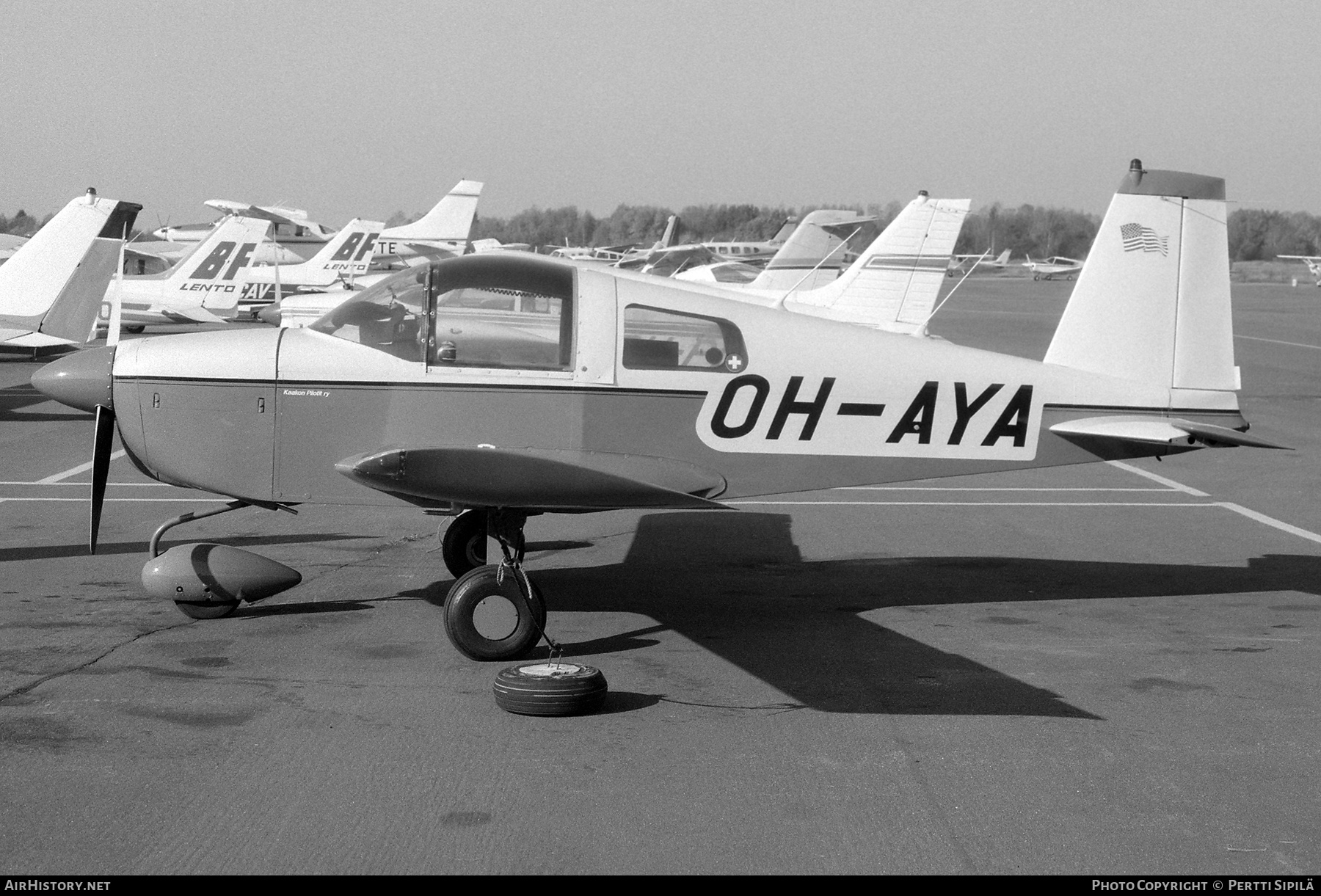 Aircraft Photo of OH-AYA | American AA-1 Yankee | Kaakon Pilotit | AirHistory.net #842648