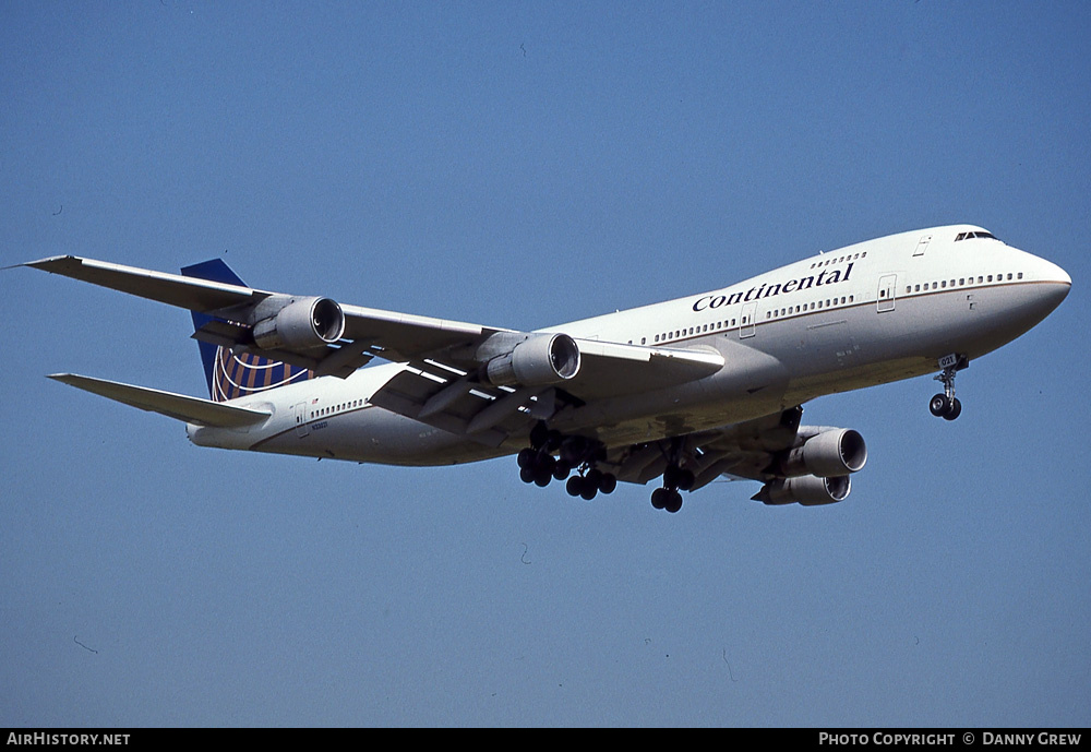 Aircraft Photo of N33021 | Boeing 747-243B | Continental Airlines | AirHistory.net #842674