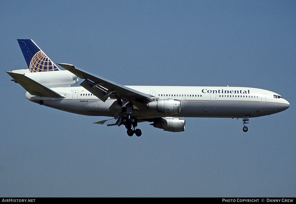 Aircraft Photo of N68060 | McDonnell Douglas DC-10-30 | Continental Airlines | AirHistory.net #842676