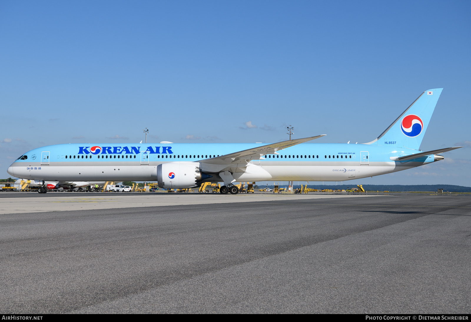 Aircraft Photo of HL8537 | Boeing 787-10 Dreamliner | Korean Air | AirHistory.net #842694