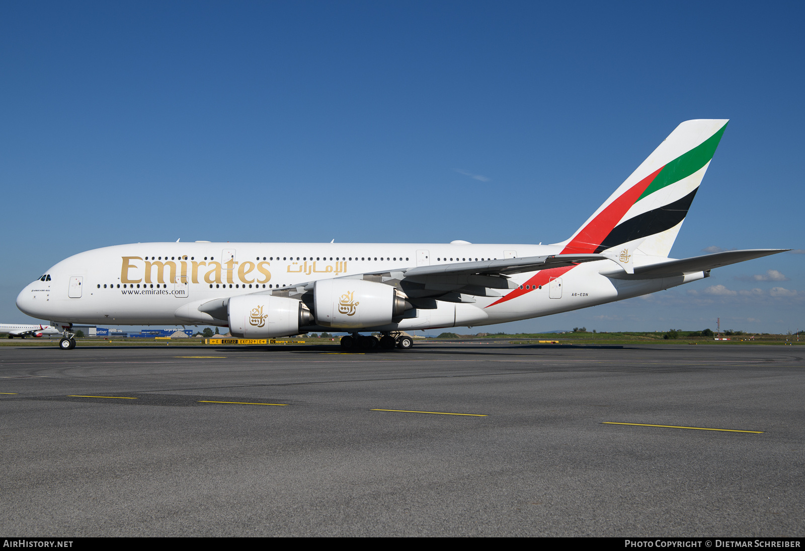 Aircraft Photo of A6-EDN | Airbus A380-861 | Emirates | AirHistory.net #842701
