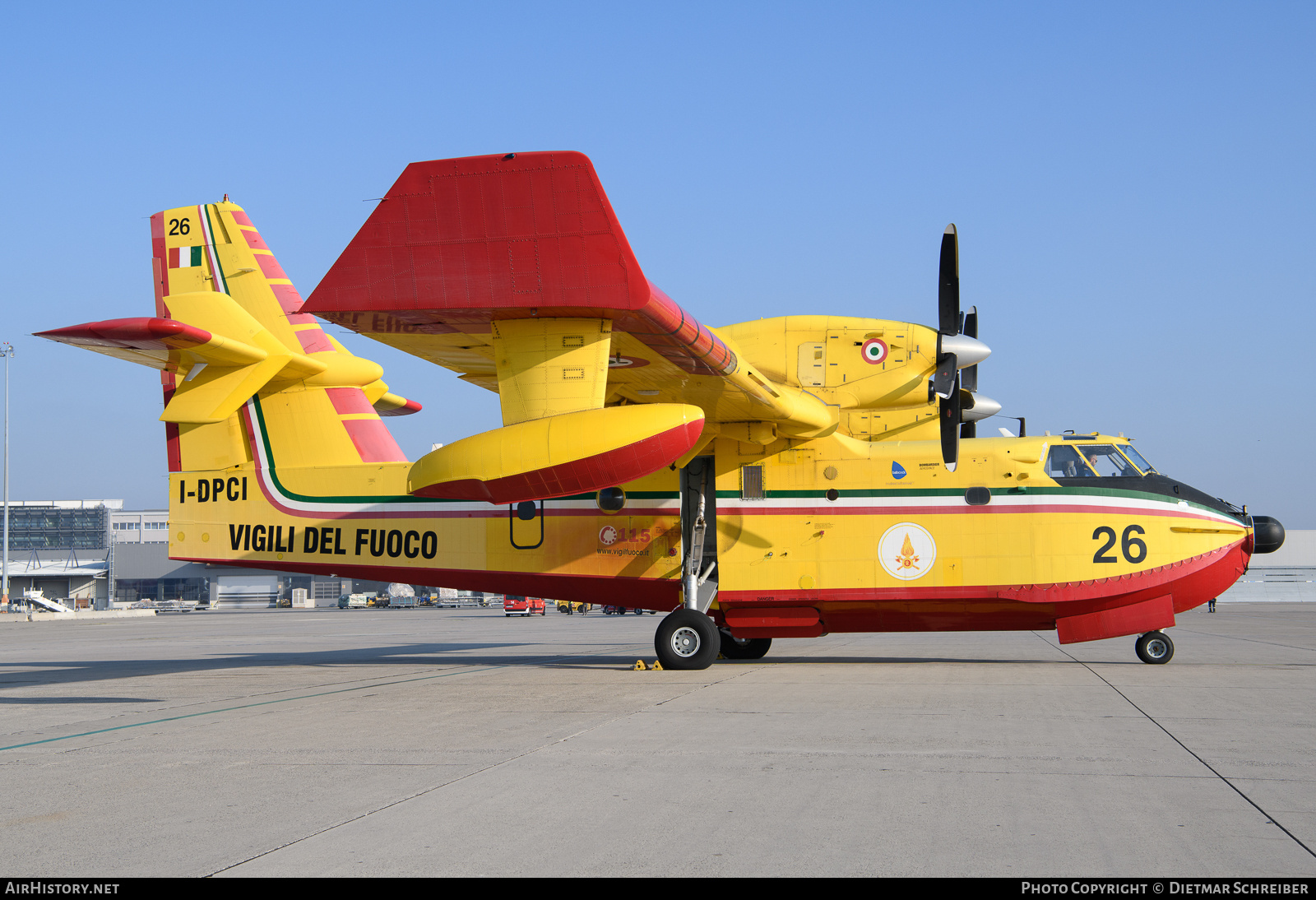 Aircraft Photo of I-DPCI | Canadair CL-415 (CL-215-6B11) | Italy - Vigili del Fuoco | AirHistory.net #842703