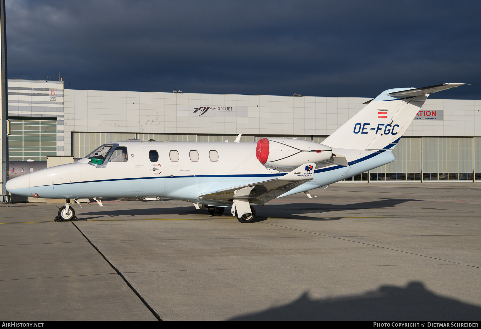Aircraft Photo of OE-FGC | Cessna 525 CitationJet M2 | AirHistory.net #842715