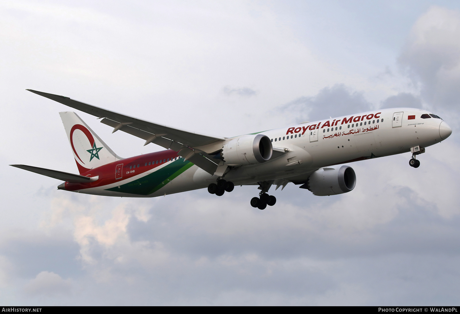 Aircraft Photo of CN-RHB | Boeing 787-9 Dreamliner | Royal Air Maroc - RAM | AirHistory.net #842766