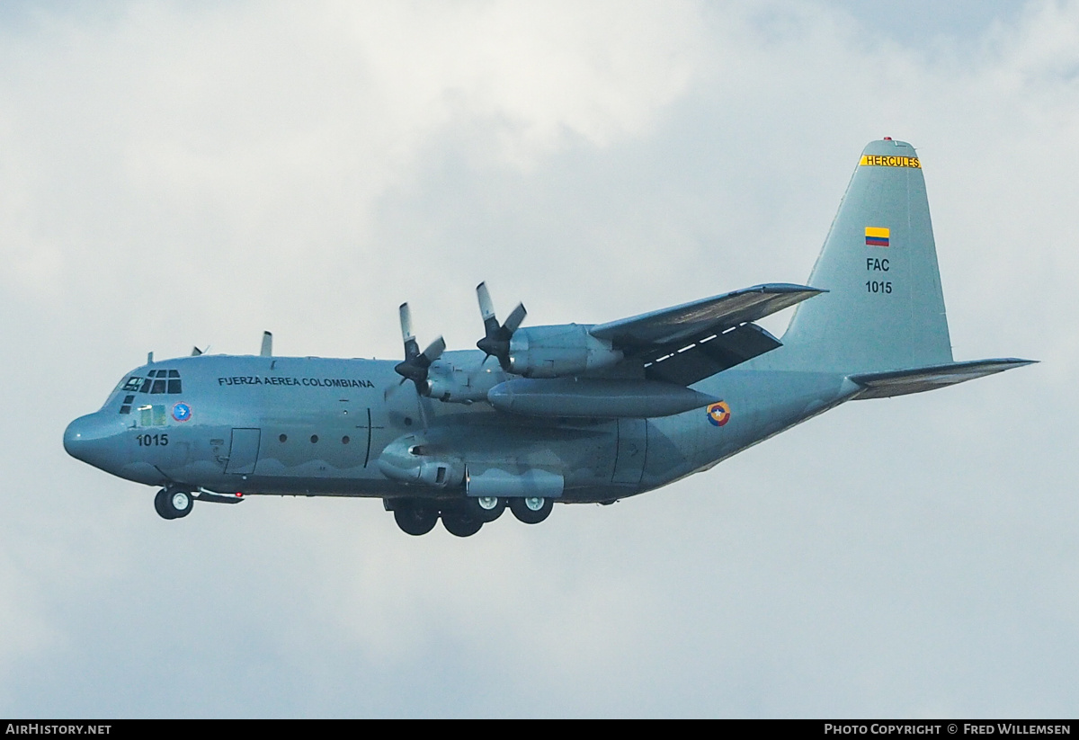 Aircraft Photo of FAC1015 | Lockheed C-130H Hercules | Colombia - Air Force | AirHistory.net #842771