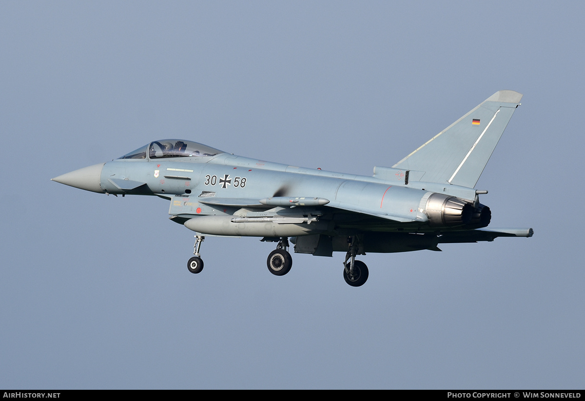 Aircraft Photo of 3058 | Eurofighter EF-2000 Typhoon S | Germany - Air Force | AirHistory.net #842853