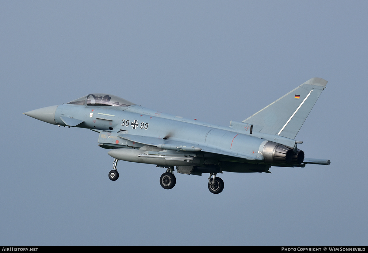 Aircraft Photo of 3090 | Eurofighter EF-2000 Typhoon S | Germany - Air Force | AirHistory.net #842865