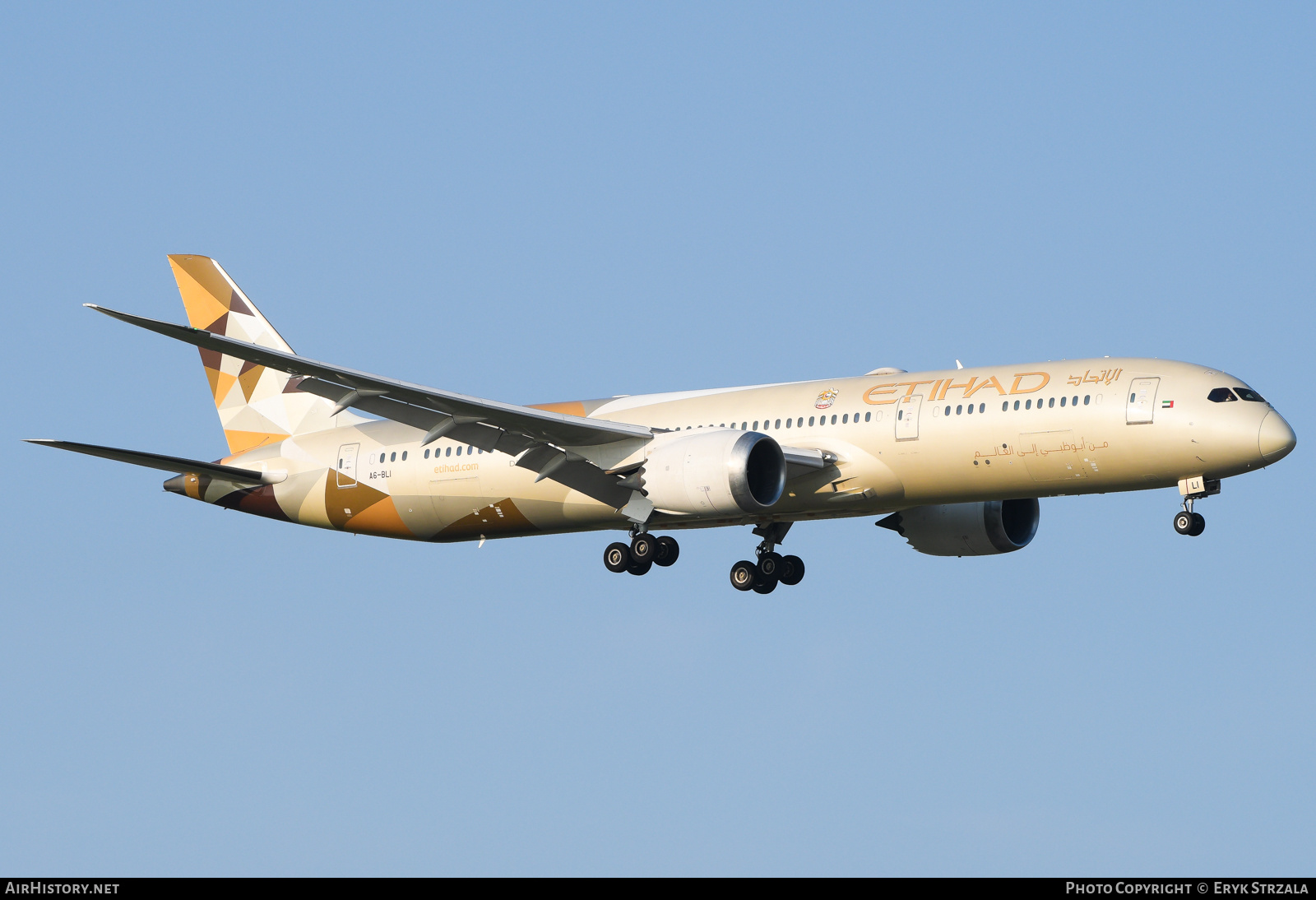 Aircraft Photo of A6-BLI | Boeing 787-9 Dreamliner | Etihad Airways | AirHistory.net #842867
