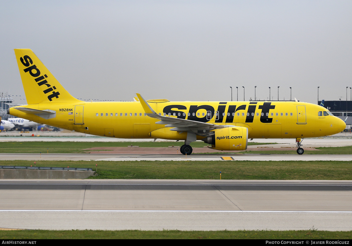 Aircraft Photo of N928NK | Airbus A320-271N | Spirit Airlines | AirHistory.net #842908
