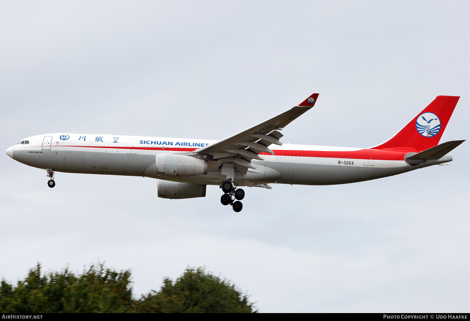 Aircraft Photo of B-32GX | Airbus A330-343/P2F | Sichuan Airlines | AirHistory.net #842917