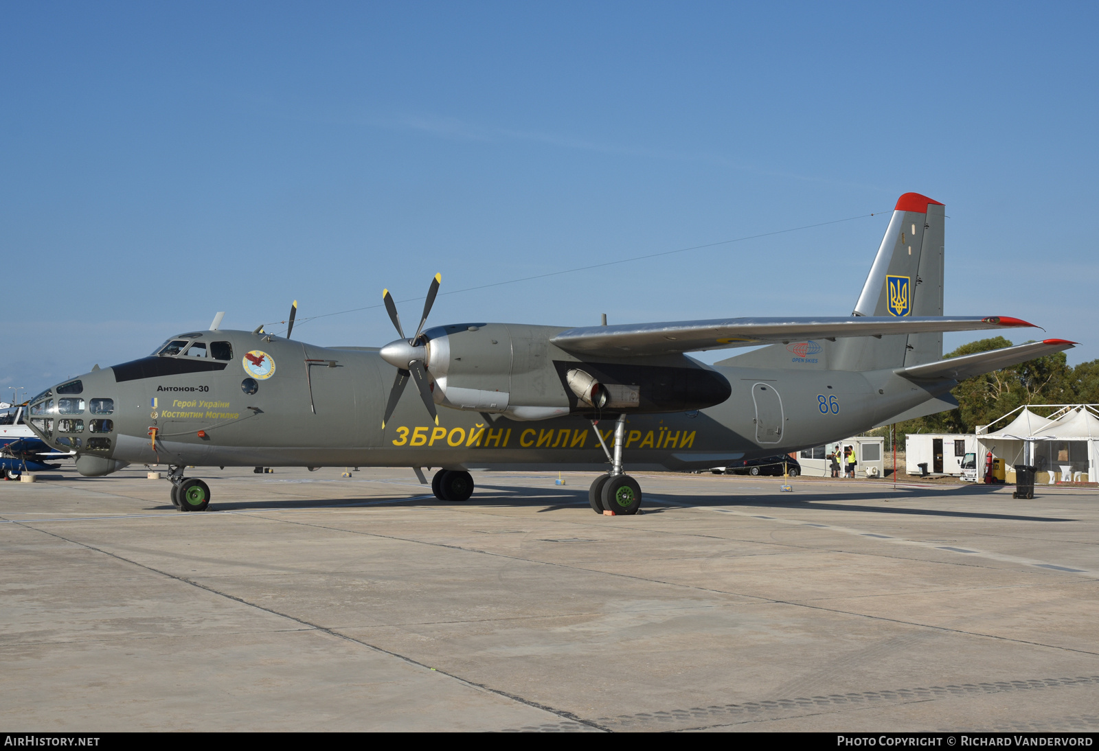 Aircraft Photo of 86 blue | Antonov An-30 | Ukraine - Air Force | AirHistory.net #842953