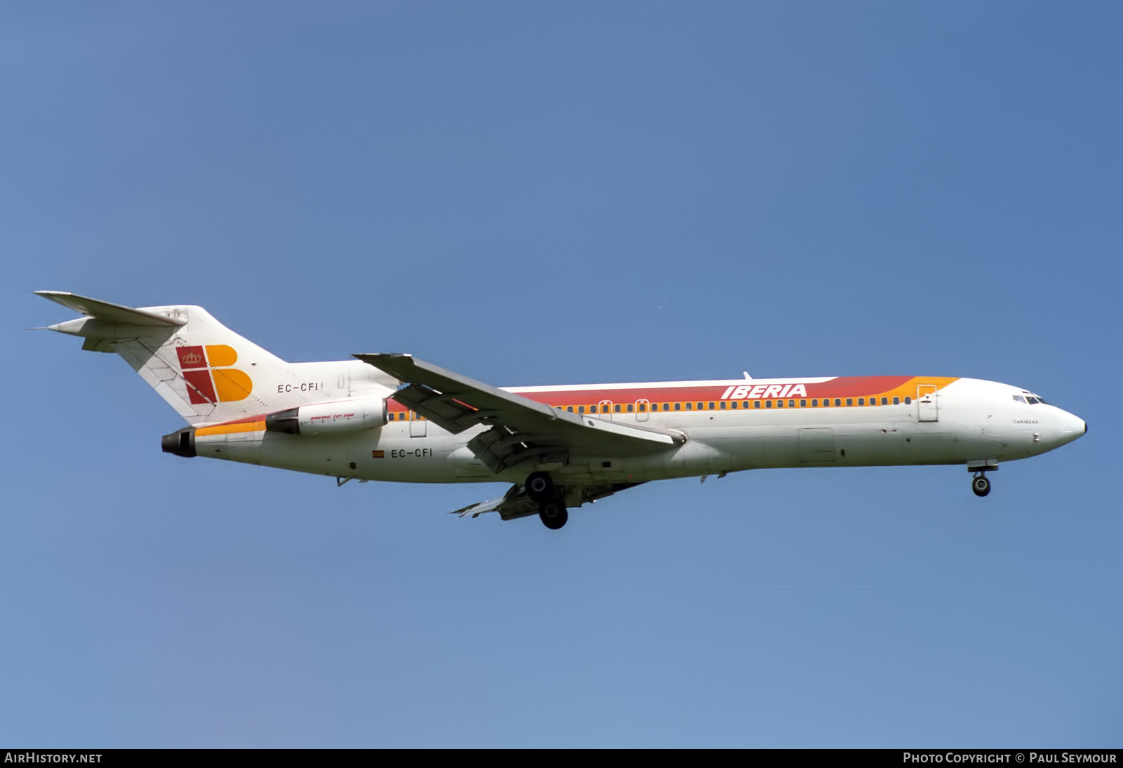 Aircraft Photo of EC-CFI | Boeing 727-256/Adv | Iberia | AirHistory.net #842955