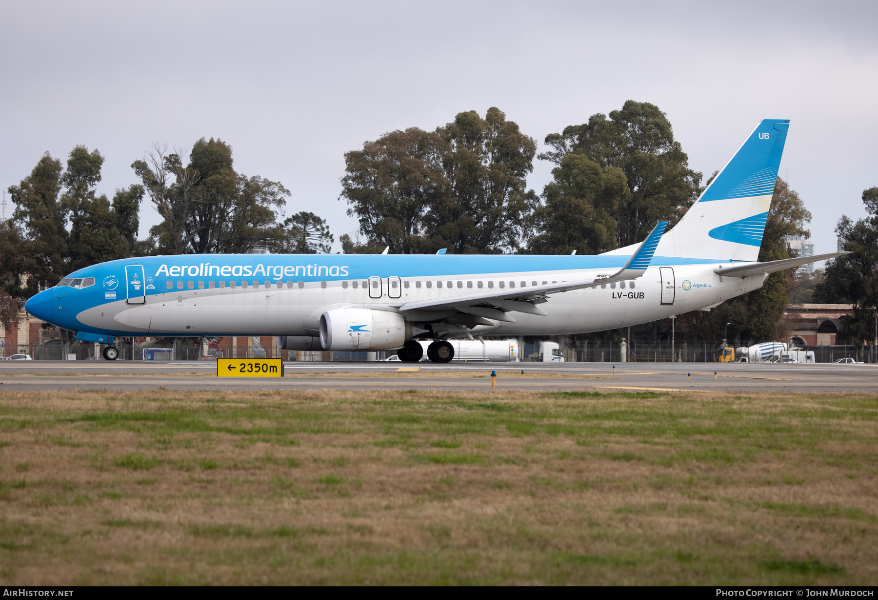 Aircraft Photo of LV-GUB | Boeing 737-800 | Aerolíneas Argentinas | AirHistory.net #842963