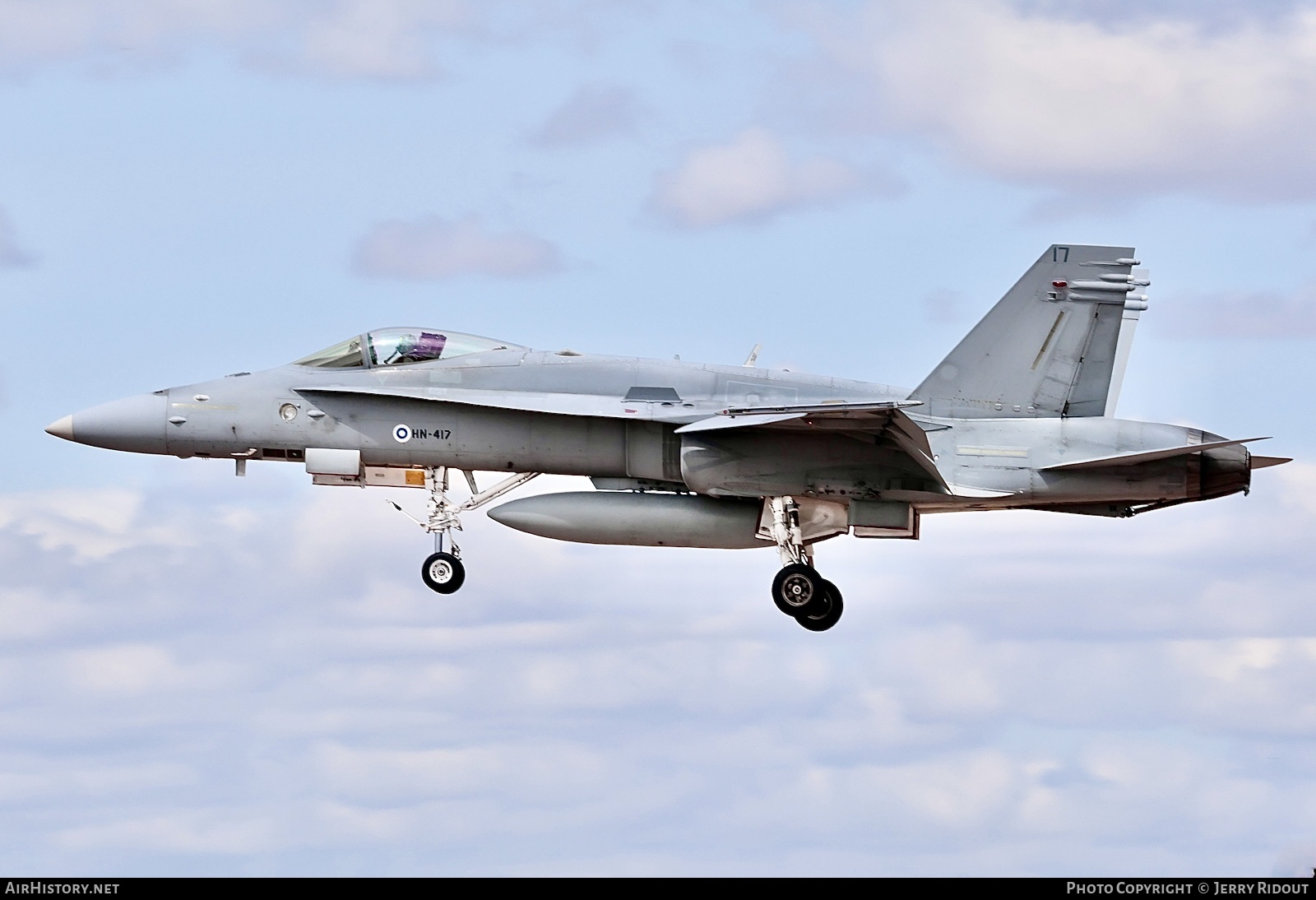 Aircraft Photo of HN-417 | McDonnell Douglas F/A-18C Hornet | Finland - Air Force | AirHistory.net #843002