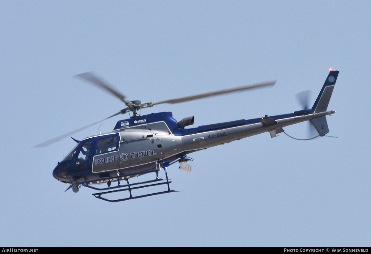 Aircraft Photo of 4X-BML | Airbus Helicopters H-125 | Police | AirHistory.net #843023