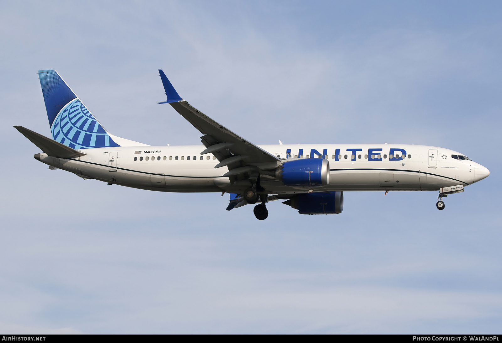 Aircraft Photo of N47281 | Boeing 737-8 Max 8 | United Airlines | AirHistory.net #843033