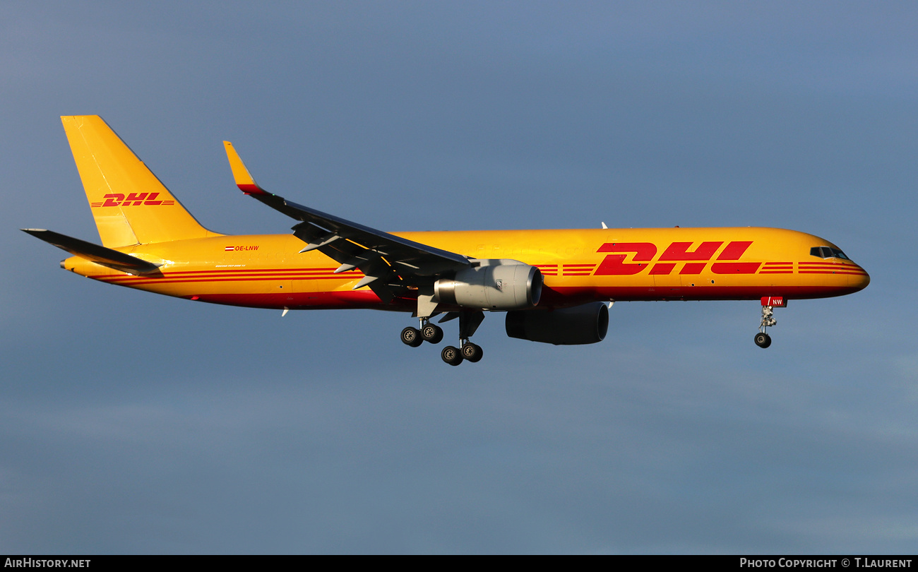 Aircraft Photo of OE-LNW | Boeing 757-223(PCF) | DHL International | AirHistory.net #843046