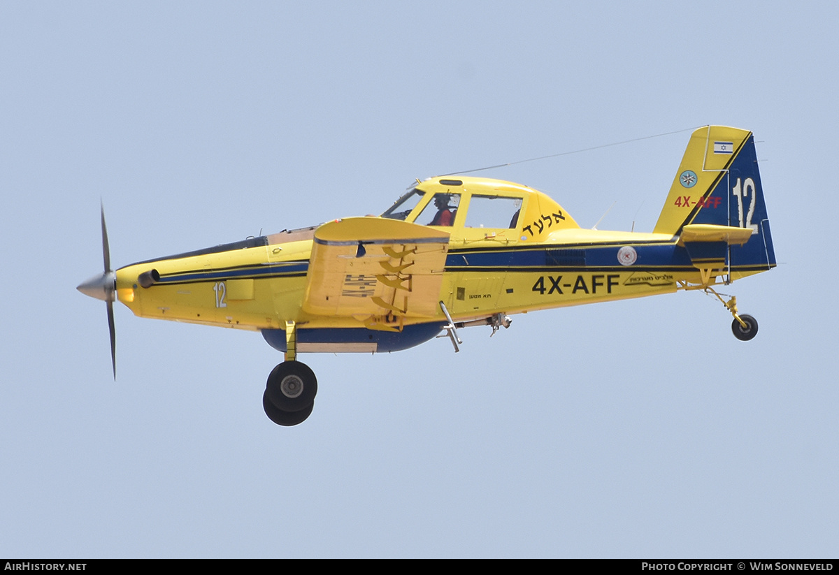 Aircraft Photo of 4X-AFF | Air Tractor AT-802F (AT-802A) | Chim - Nir Aviation | AirHistory.net #843063