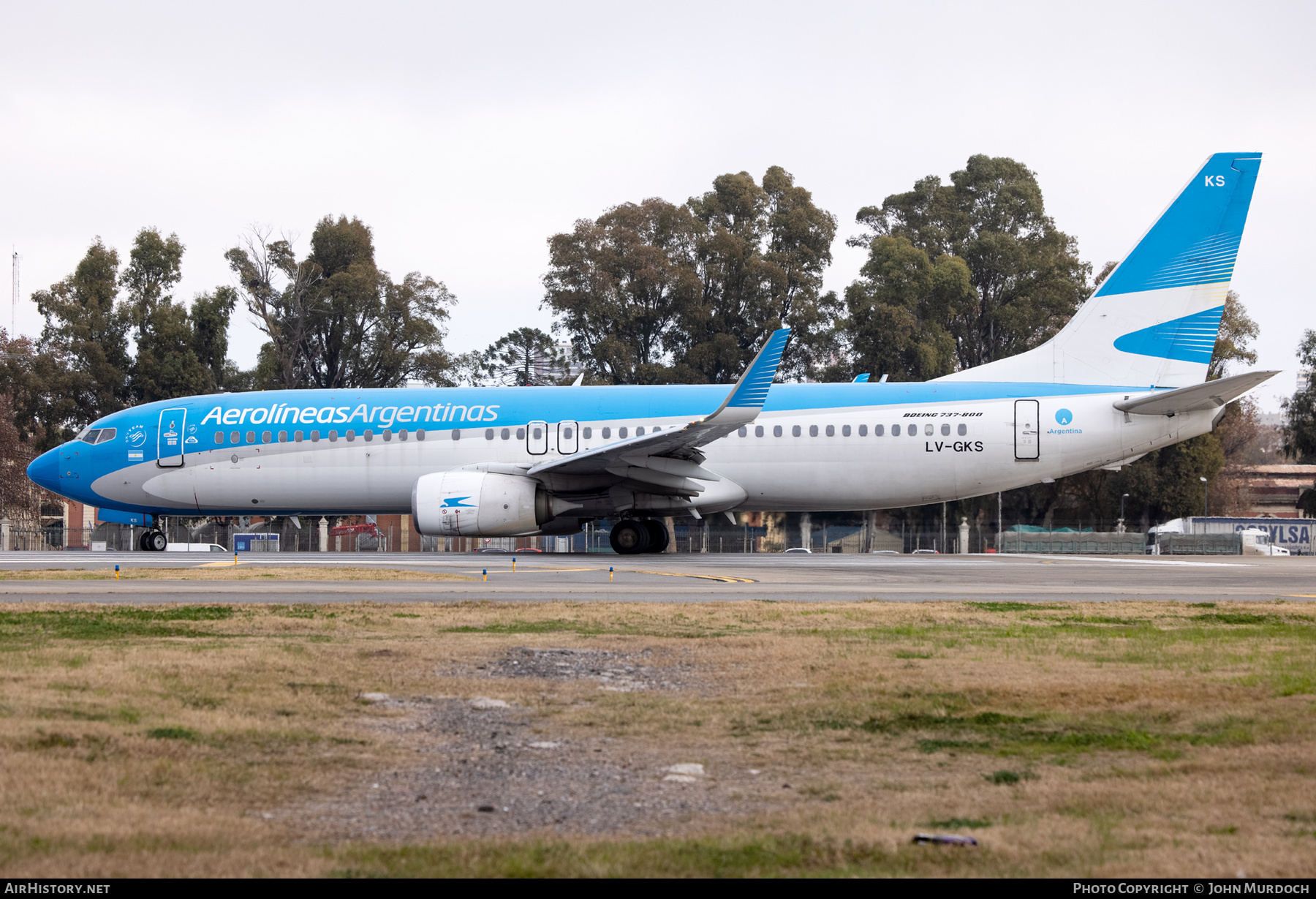 Aircraft Photo of LV-GKS | Boeing 737-800 | Aerolíneas Argentinas | AirHistory.net #843074