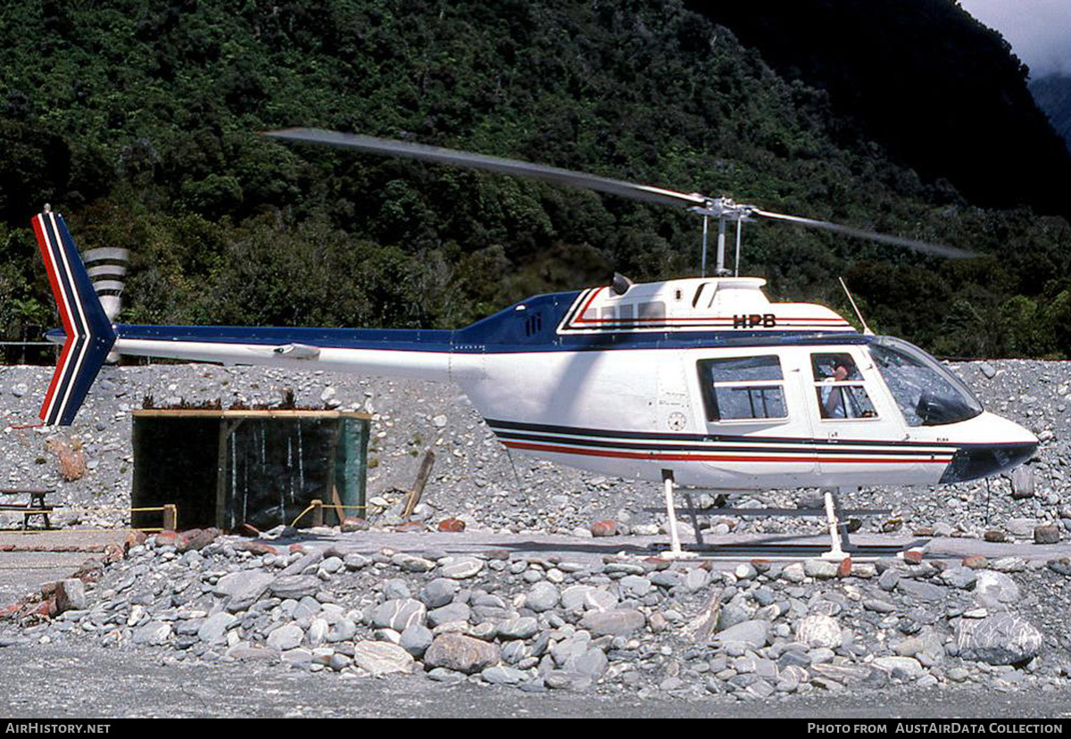 Aircraft Photo of ZK-HPB / HPB | Bell 206B-2 JetRanger II | AirHistory.net #843118