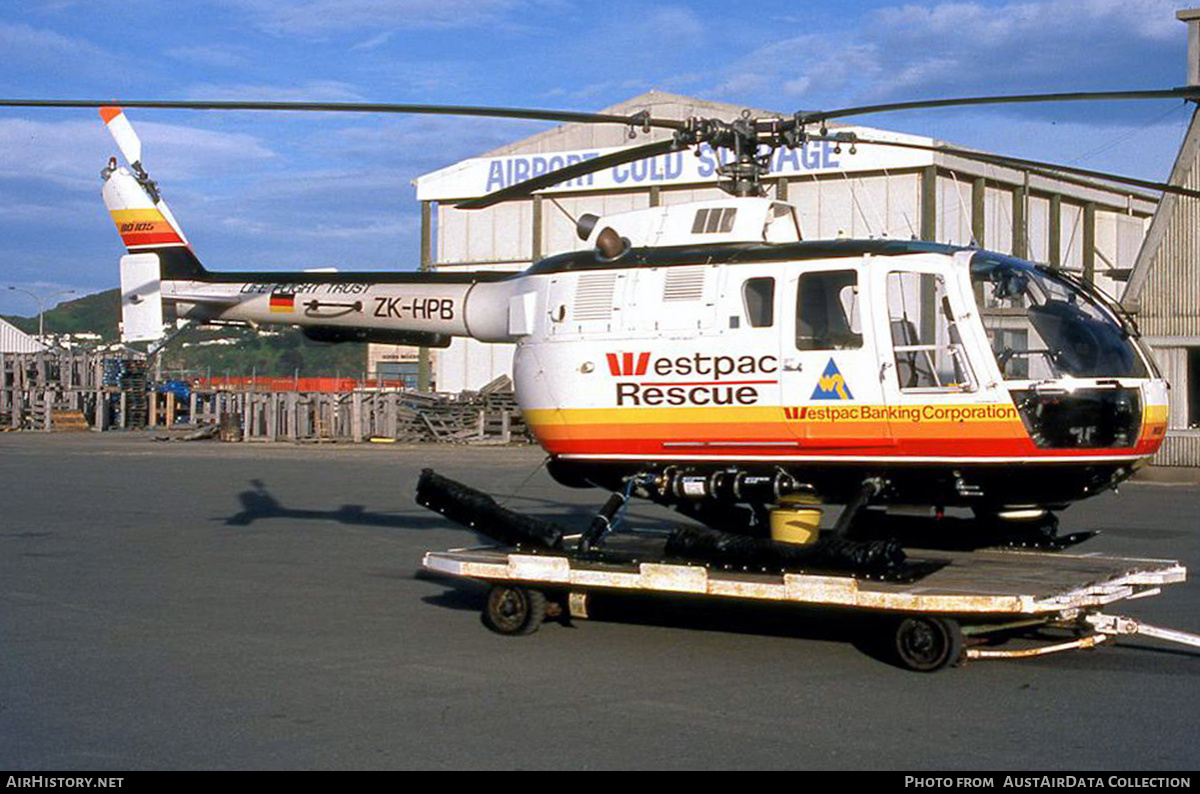 Aircraft Photo of ZK-HPB | MBB BO-105CBS-4 | Westpac Rescue | AirHistory.net #843119