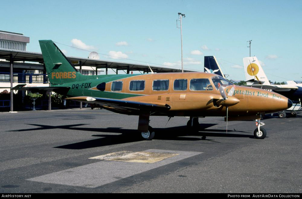 Aircraft Photo of DQ-FDX | Piper PA-31-350 Navajo Chieftain | Forbes | AirHistory.net #843140