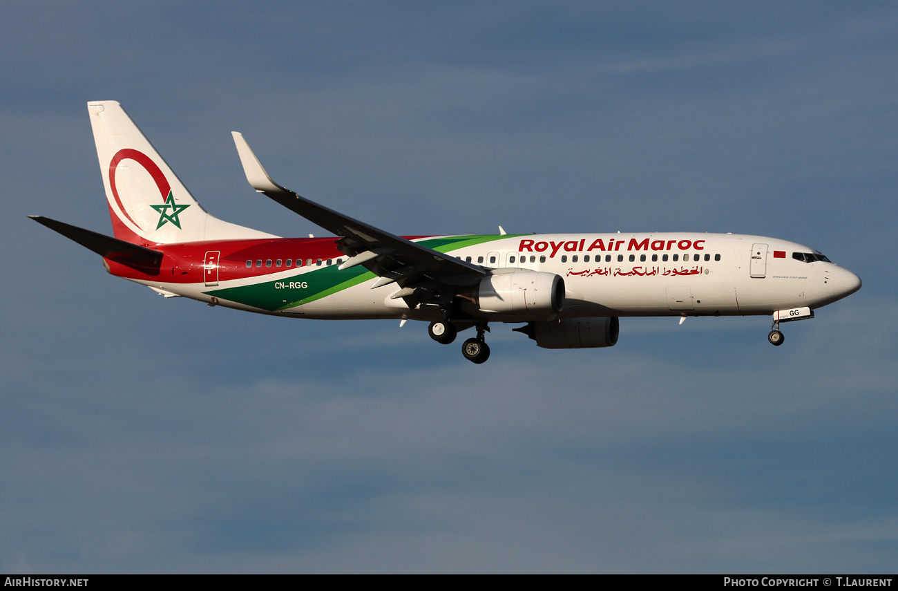 Aircraft Photo of CN-RGG | Boeing 737-86N | Royal Air Maroc - RAM | AirHistory.net #843158