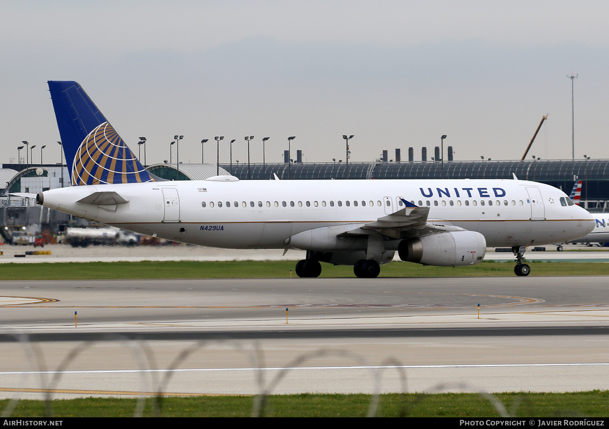 Aircraft Photo of N429UA | Airbus A320-232 | United Airlines | AirHistory.net #843159