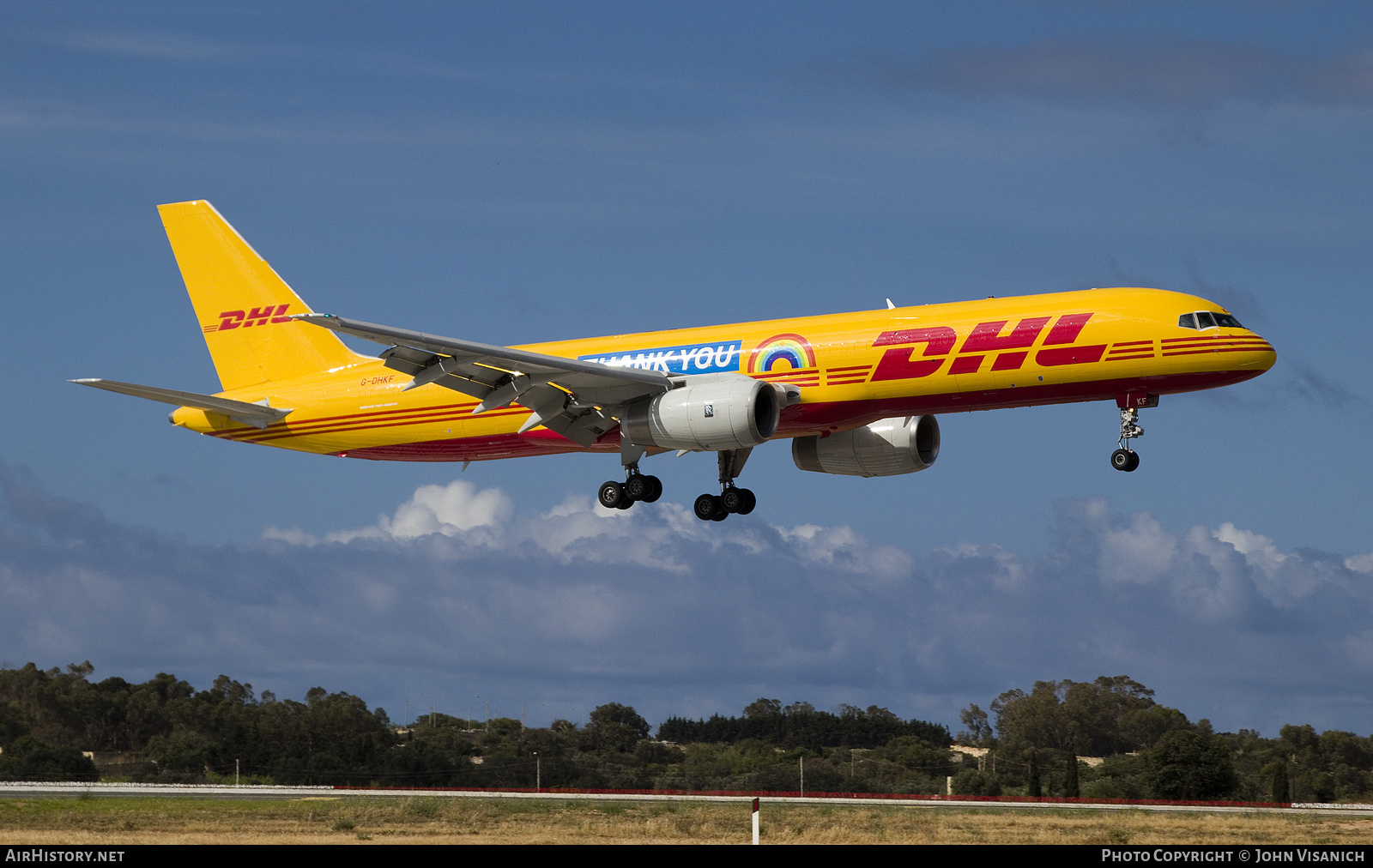 Aircraft Photo of G-DHKF | Boeing 757-236(PCF) | DHL International | AirHistory.net #843178