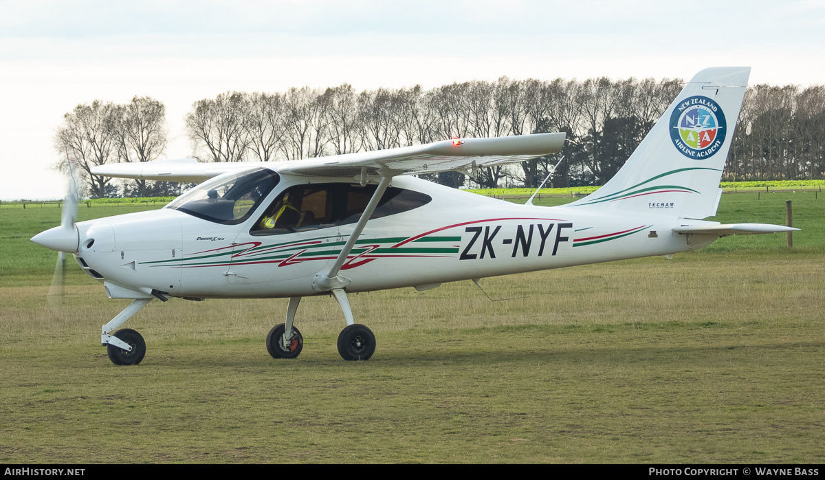 Aircraft Photo of ZK-NYF | Tecnam P-2008JC | New Zealand Airline Academy - NZAA | AirHistory.net #843186