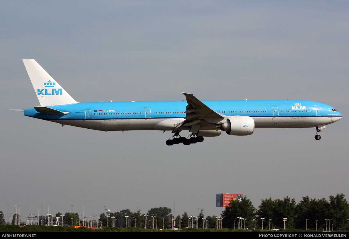 Aircraft Photo of PH-BVA | Boeing 777-306/ER | KLM - Royal Dutch Airlines | AirHistory.net #843199