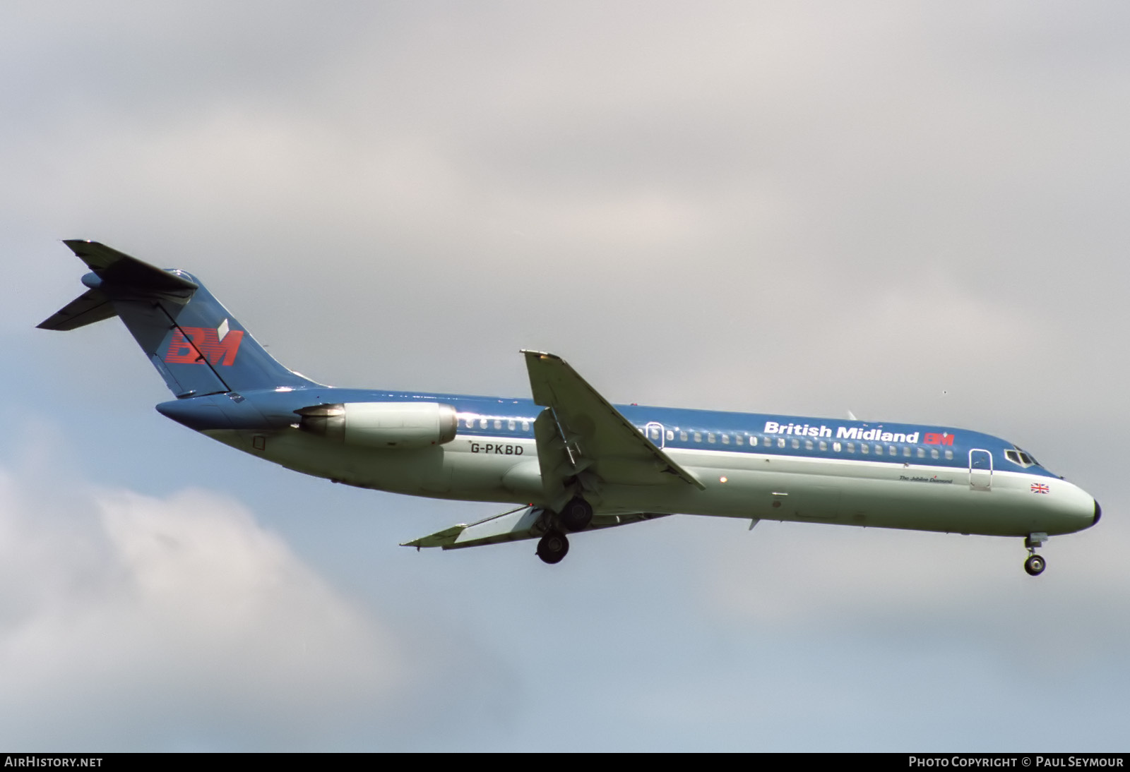 Aircraft Photo of G-PKBD | McDonnell Douglas DC-9-32 | British Midland Airways - BMA | AirHistory.net #843246