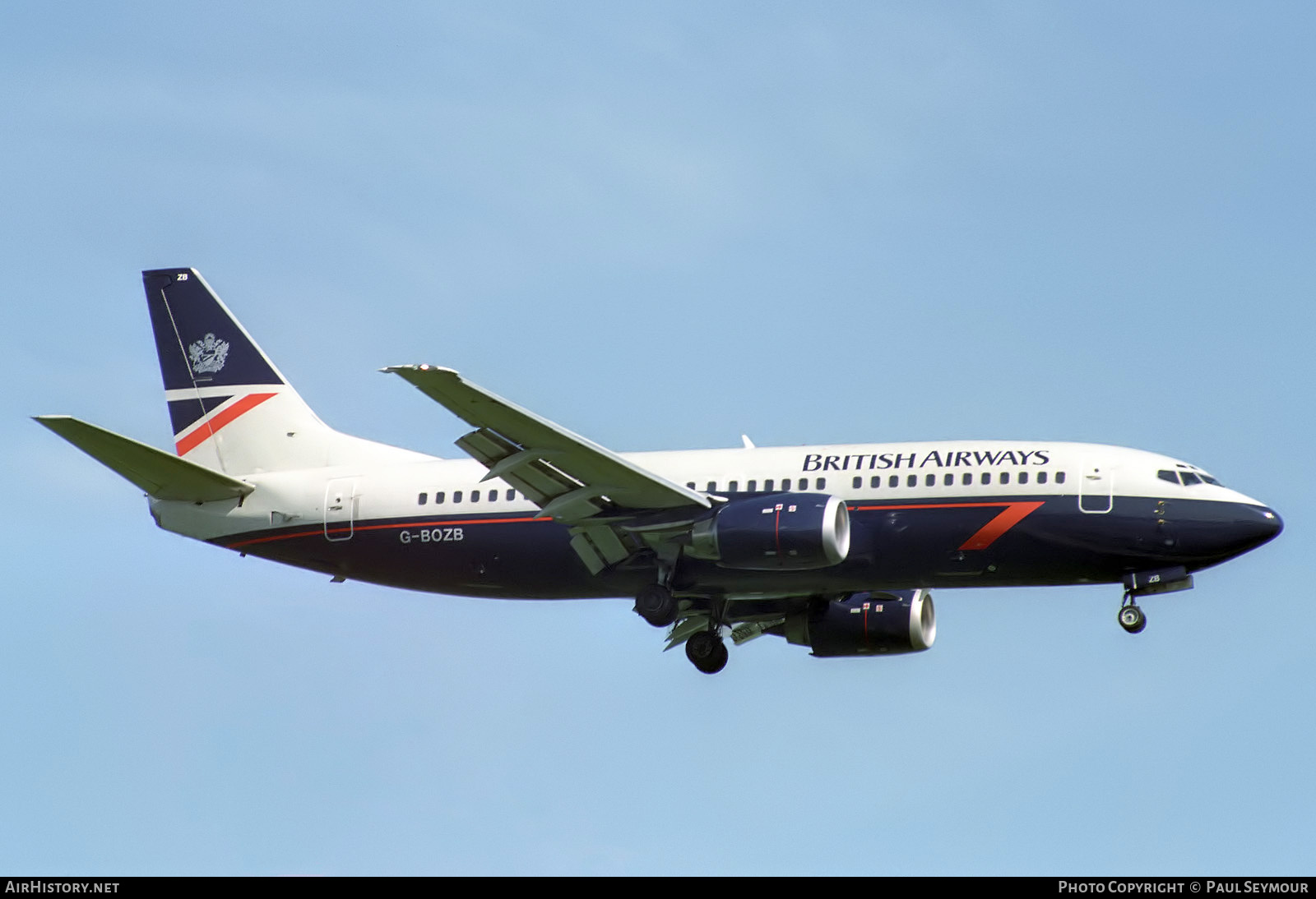 Aircraft Photo of G-BOZB | Boeing 737-3L9 | British Airways | AirHistory.net #843280