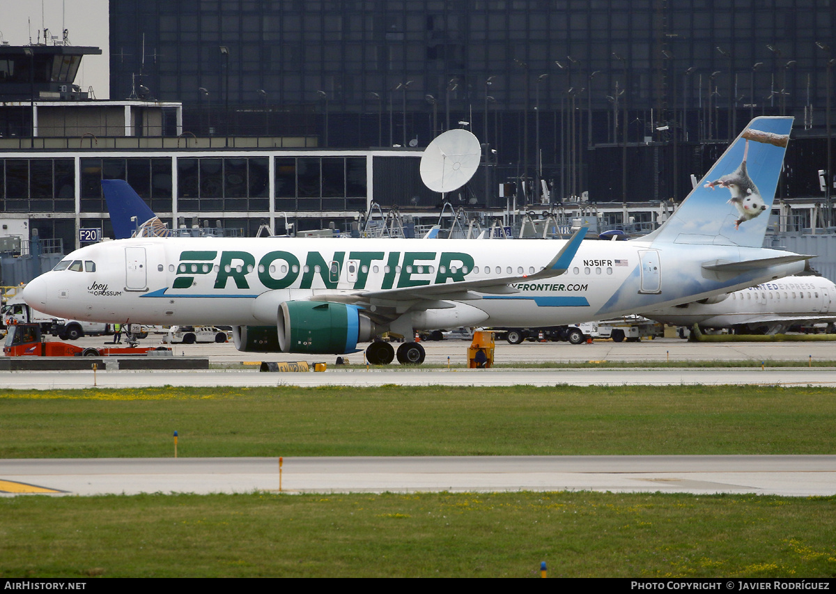 Aircraft Photo of N351FR | Airbus A320-251N | Frontier Airlines | AirHistory.net #843317