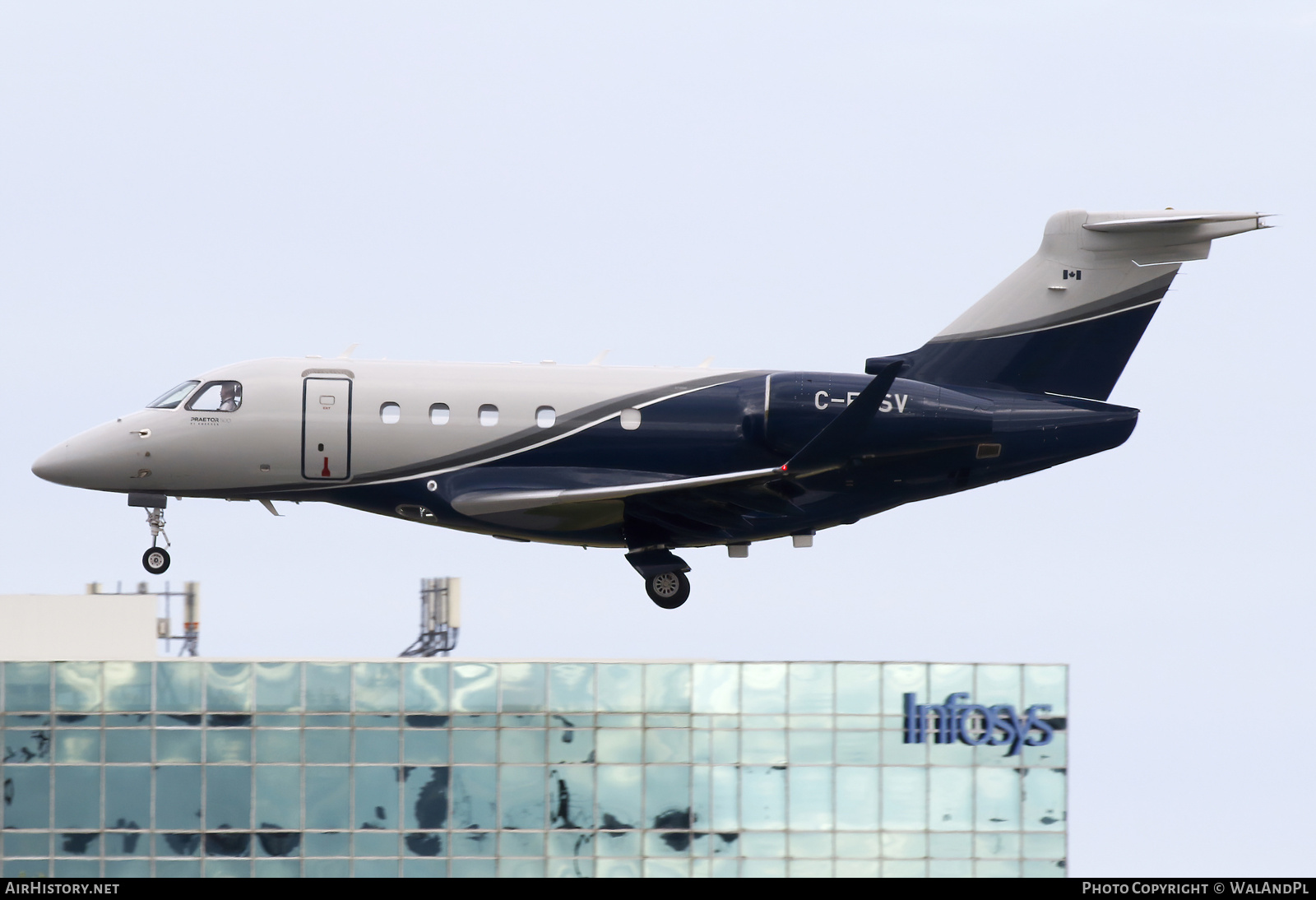 Aircraft Photo of C-FASV | Embraer EMB-545 Praetor 500 | AirHistory.net #843326
