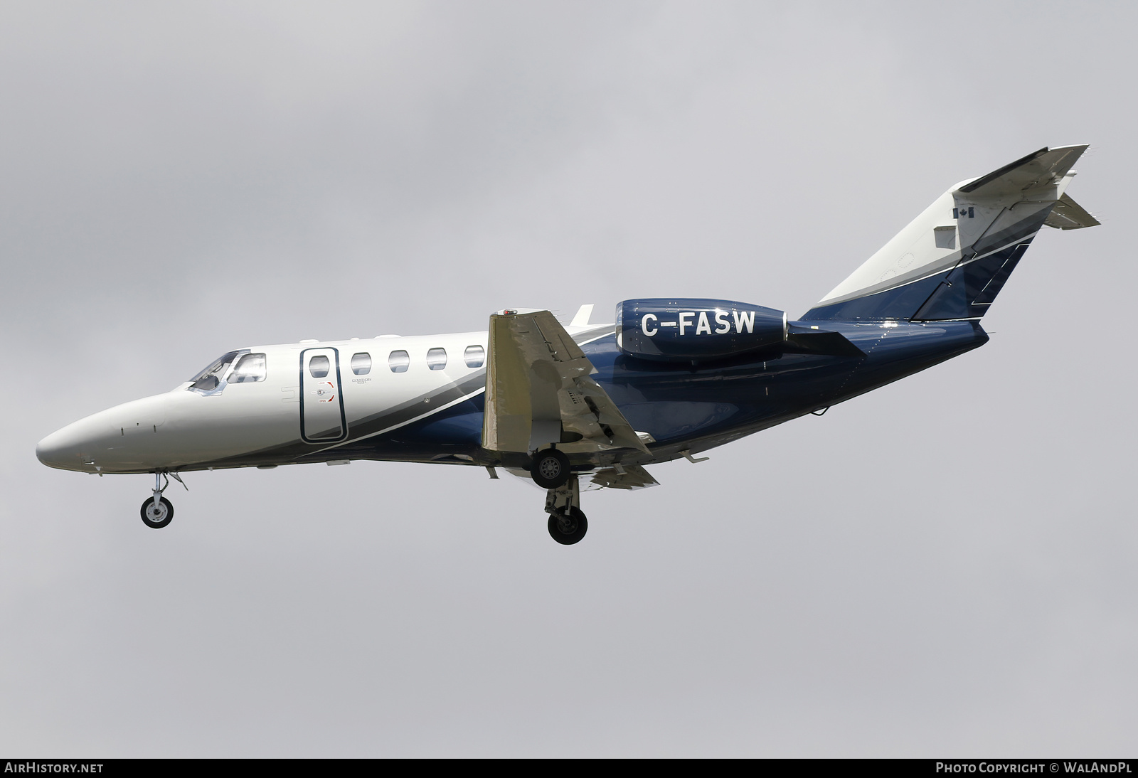 Aircraft Photo of C-FASW | Cessna 525A CitationJet CJ2+ | AirHistory.net #843332