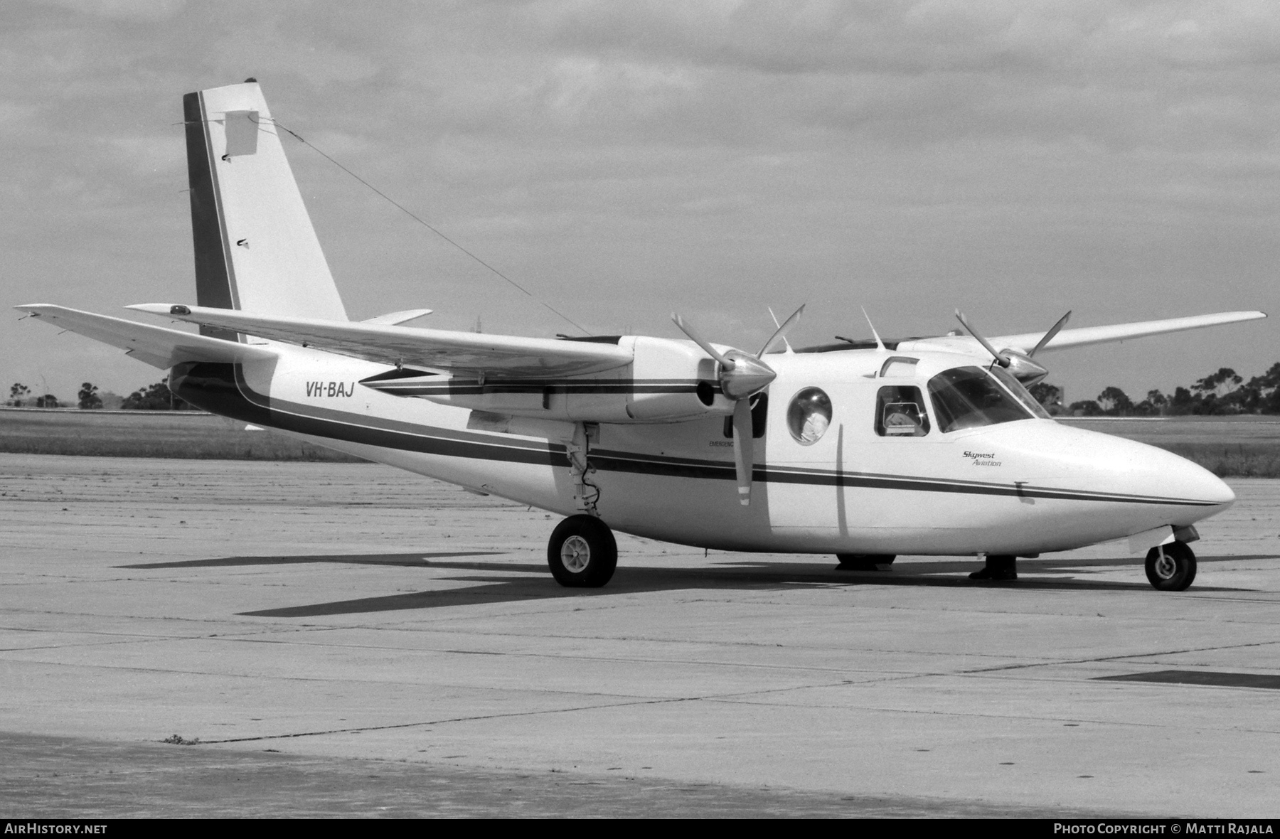 Aircraft Photo of VH-BAJ | Rockwell 500S Shrike Commander | Skywest Airlines | AirHistory.net #843354