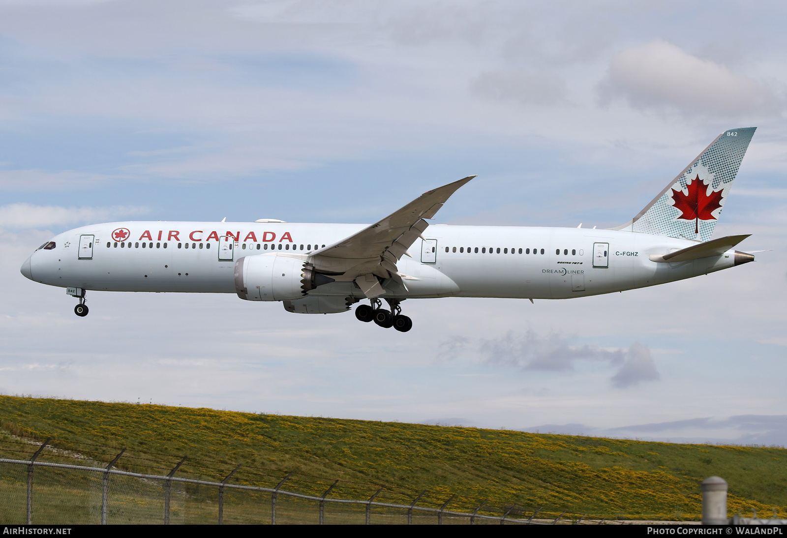 Aircraft Photo of C-FGHZ | Boeing 787-9 Dreamliner | Air Canada | AirHistory.net #843366