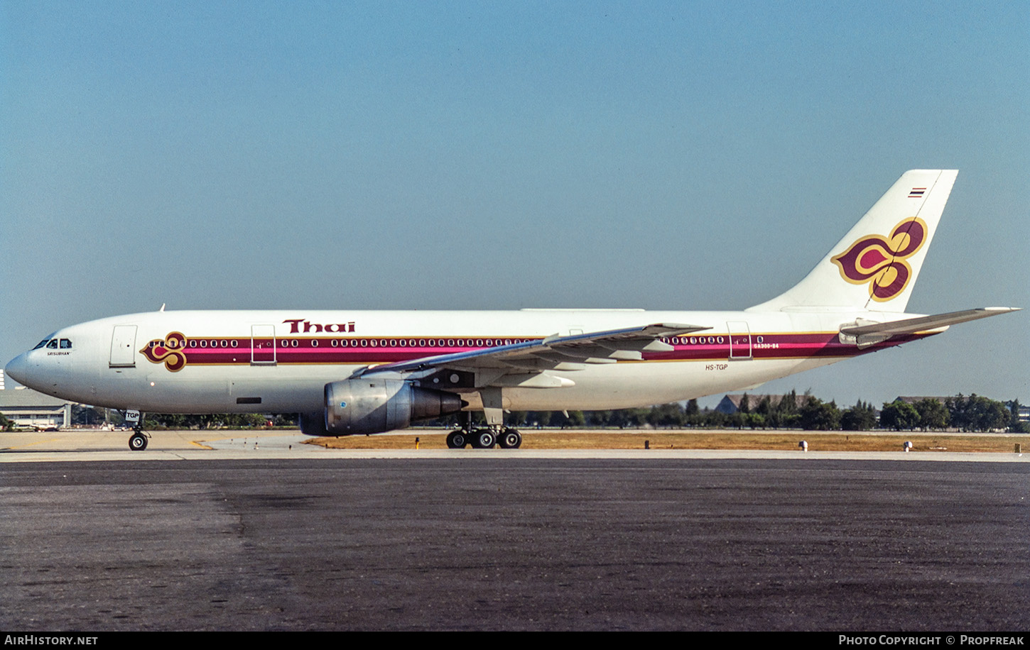 Aircraft Photo of HS-TGP | Airbus A300B4-103 | Thai Airways International | AirHistory.net #843369