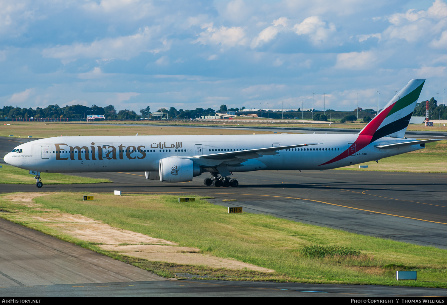 Aircraft Photo of A6-EBG | Boeing 777-36N/ER | Emirates | AirHistory.net #843418