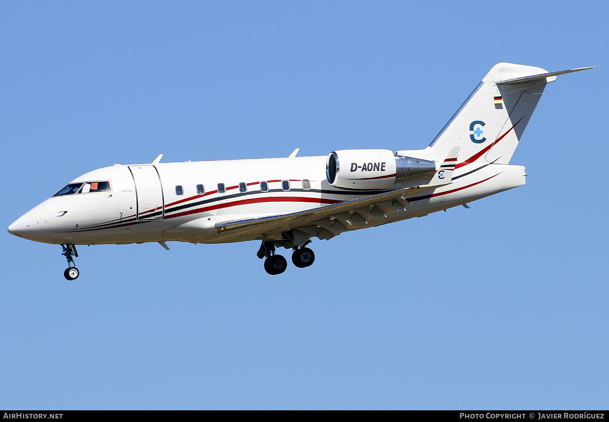 Aircraft Photo of D-AONE | Bombardier Challenger 604 (CL-600-2B16) | Unicair | AirHistory.net #843436